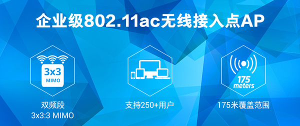 潮流网络发布GWN7610型企业级802.11ac无线AP