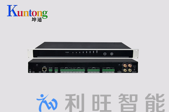 嘉兴秀洲区委党校会议音频处理器使用Kuntong坤通KTM-DAP-1206N