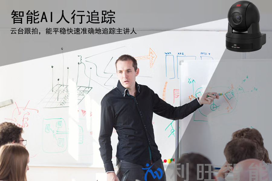 智能AI人行追踪云台跟拍